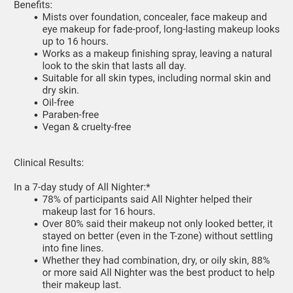 MINI URBAN DECAY ALL-NIGHTER MAKEUP SETTING SPRAY - Picture 3 of 3